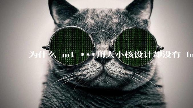 为什么 m1 ***用大小核设计却没有 intel 的问题？