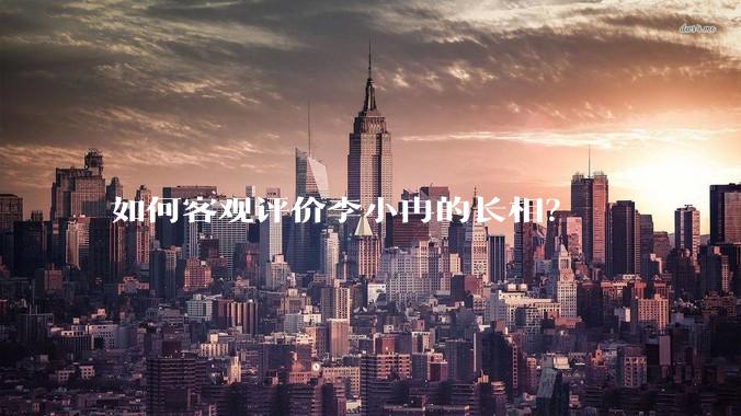 如何客观评价李小冉的长相？