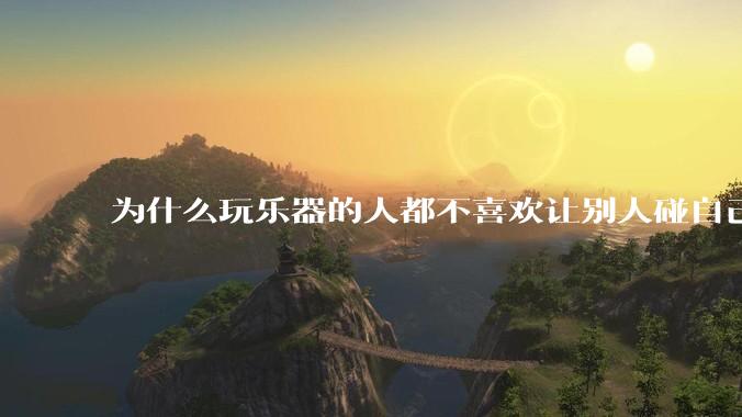 为什么玩乐器的人都不喜欢让别人碰自己的乐器？