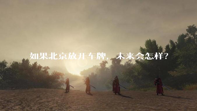 如果北京放开车牌，未来会怎样？